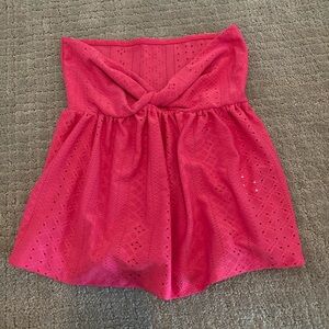 Pink Eyelet Shirt